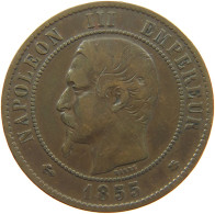 FRANCE 10 CENTIMES 1855 BB #s055 0011 - 10 Centimes