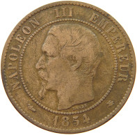 FRANCE 10 CENTIMES 1854 BB #a009 0011 - 10 Centimes