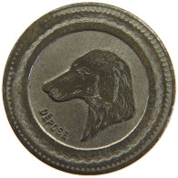 FRANCE 30 CENTIMES TOKEN DOG #a064 0915 - Sonstige & Ohne Zuordnung