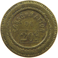 FRANCE 20 CENTIMES CONSOMMATION JETON #a063 0361 - Sonstige & Ohne Zuordnung