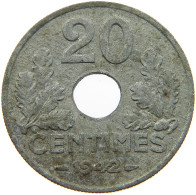 FRANCE 20 CENTIMES 1942 #a006 0183 - 20 Centimes