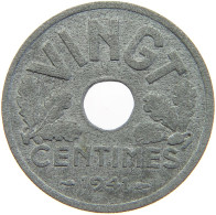 FRANCE 20 CENTIMES 1941 #c067 0089 - 20 Centimes