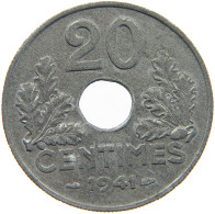 FRANCE 20 CENTIMES 1941 #c029 0225 - 20 Centimes