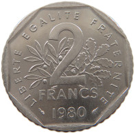 FRANCE 2 FRANCS 1980 TOP #c077 0413 - 2 Francs