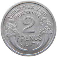 FRANCE 2 FRANCS 1947 TOP #a051 0507 - 2 Francs