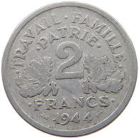 FRANCE 2 FRANCS 1944 C #s068 0637 - 2 Francs