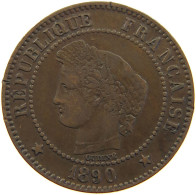 FRANCE 2 CENTIMES 1890 #a054 0473 - 2 Centimes