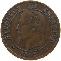 FRANCE 2 CENTIMES 1862 K #c022 0439 - 2 Centimes