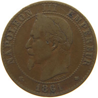 FRANCE 2 CENTIMES 1861 A #c022 0437 - 2 Centimes