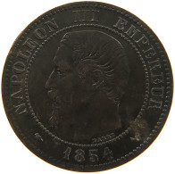 FRANCE 2 CENTIMES 1854 W #a059 0163 - 2 Centimes