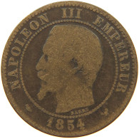 FRANCE 2 CENTIMES 1854 W #c063 0055 - 2 Centimes