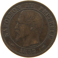 FRANCE 2 CENTIMES 1853 A #s024 0097 - 2 Centimes