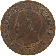 FRANCE 2 CENTIMES 1854 A #a085 0575 - 2 Centimes