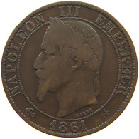 FRANCE 5 CENTIMES 1861 BB #c033 0073 - 5 Centimes