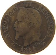 FRANCE 5 CENTIMES 1861 K #a059 0233 - 5 Centimes