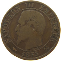 FRANCE 5 CENTIMES 1855 B #a084 0499 - 5 Centimes