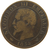 FRANCE 5 CENTIMES 1854 W #a095 0161 - 5 Centimes