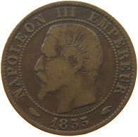 FRANCE 5 CENTIMES 1855 A #a011 0275 - 5 Centimes