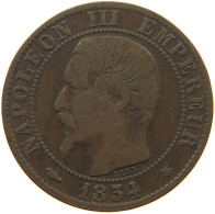 FRANCE 5 CENTIMES 1854 BB #a084 0505 - 5 Centimes