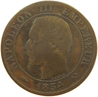 FRANCE 5 CENTIMES 1854 B #a059 0207 - 5 Centimes