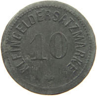 GERMANY NOTGELD 10 PFENNIG 1917 DARMSTADT #a053 0213 - Other & Unclassified