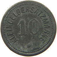 GERMANY NOTGELD 10 PFENNIG 1917 DARMSTADT #a053 0217 - Other & Unclassified