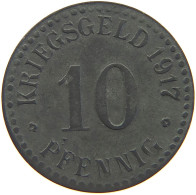 GERMANY NOTGELD 10 PFENNIG 1917 CASSEL #c038 0305 - Other & Unclassified