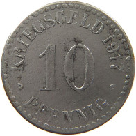 GERMANY NOTGELD 10 PFENNIG 1917 CASSEL #c037 0001 - Other & Unclassified