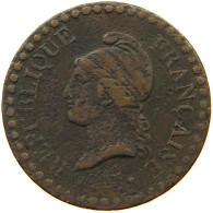 FRANCE UN CENTIME 1848 A #a085 1011 - 1 Centime