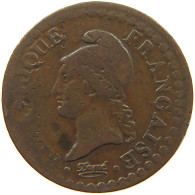 FRANCE CENTIME L AN 7 A #c065 0045 - 1 Centime