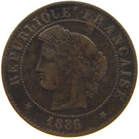 FRANCE CENTIME 1886 A #c041 0395 - 1 Centime