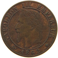 FRANCE CENTIME 1862 BB #s012 0157 - 1 Centime