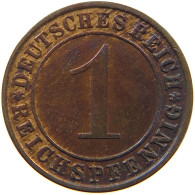 GERMANY WEIMAR 1 PFENNIG 1934 J #c082 0305 - 1 Renten- & 1 Reichspfennig