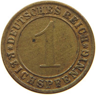GERMANY WEIMAR 1 PFENNIG 1931 G #a085 1035 - 1 Renten- & 1 Reichspfennig