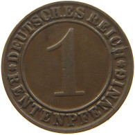 GERMANY WEIMAR 1 PFENNIG 1924 D #s078 1099 - 1 Rentenpfennig & 1 Reichspfennig