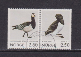 NORWAY - 1983 Birds  Booklet Pair  Used As Scan - Usados