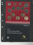 USA -  2 Blisters 28 Pièces Mint Uncirculated Série 2012 - Mint Sets
