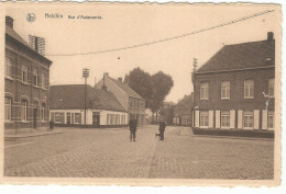 CPA , Belgique,  Helchin , Rue D' Audenaerde , Animée ,Ed. Thill - Espierres-Helchin - Spiere-Helkijn