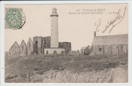 PLOUGONVELIN - FINISTERE - RUINES DE SAINT MATHIEU - LE PHARE - Plougonvelin