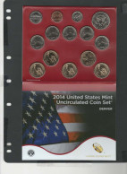 USA -  2 Blisters 28 Pièces Mint Uncirculated Série 2014 - Mint Sets