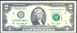USA 2 Dollars 2009 D  - XF # P- 530A < D - Cleveland OH > - Billets De La Federal Reserve (1928-...)