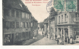 67 // WASSELONNE   Souvenir    BRANDGASSE  - Wasselonne