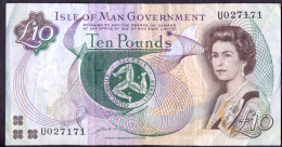 UK Isle Of Man 10 Pounds 2020  - VF # P- W48A - 10 Ponden
