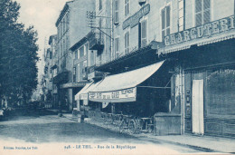 07 Ardèche LE TEIL Rue De La République - Le Teil