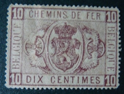 BELGIUM :   1879  - CHEMINS DE FER - CF 1 (*) -  COTE : 75,00€ - Neufs