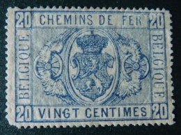 BELGIUM :   1879  - CHEMINS DE FER - CF 2 * -  COTE : 890,00€ - Nuevos