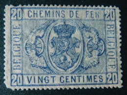 BELGIUM :   1879  - CHEMINS DE FER - CF 2 * -  COTE : 890,00€ - Neufs