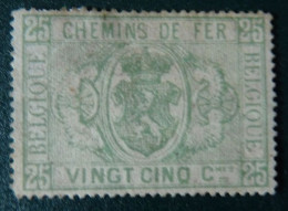 BELGIUM :   1881  - CHEMINS DE FER - CF 3 * -  COTE : 1150,00€ - Mint