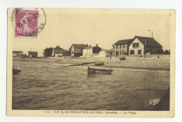 85/ CPA - Ile De Noirmoutier Le Vieil - La Plage - Noirmoutier