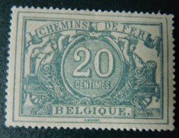 BELGIUM :   1886  - CHEMINS DE FER - CF  9  * -  COTE : (135,00€) Mais Pas La Bonne Dentelure Faux - Postfris